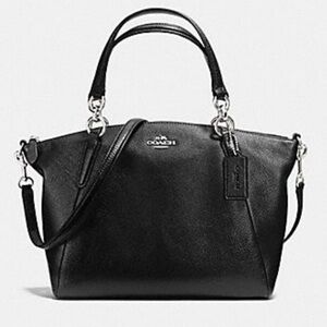 Coach Kelsey Black Leather Crossbody Purse